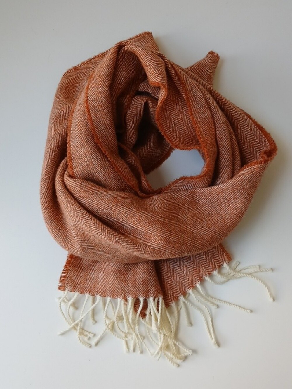 McNutt Of Donegal Lambswool Herringbone Scarf